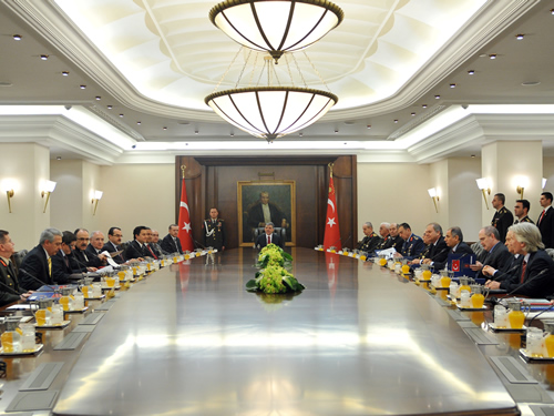 MGK Toplantısı Çankaya Köşkü'nde Yapıldı